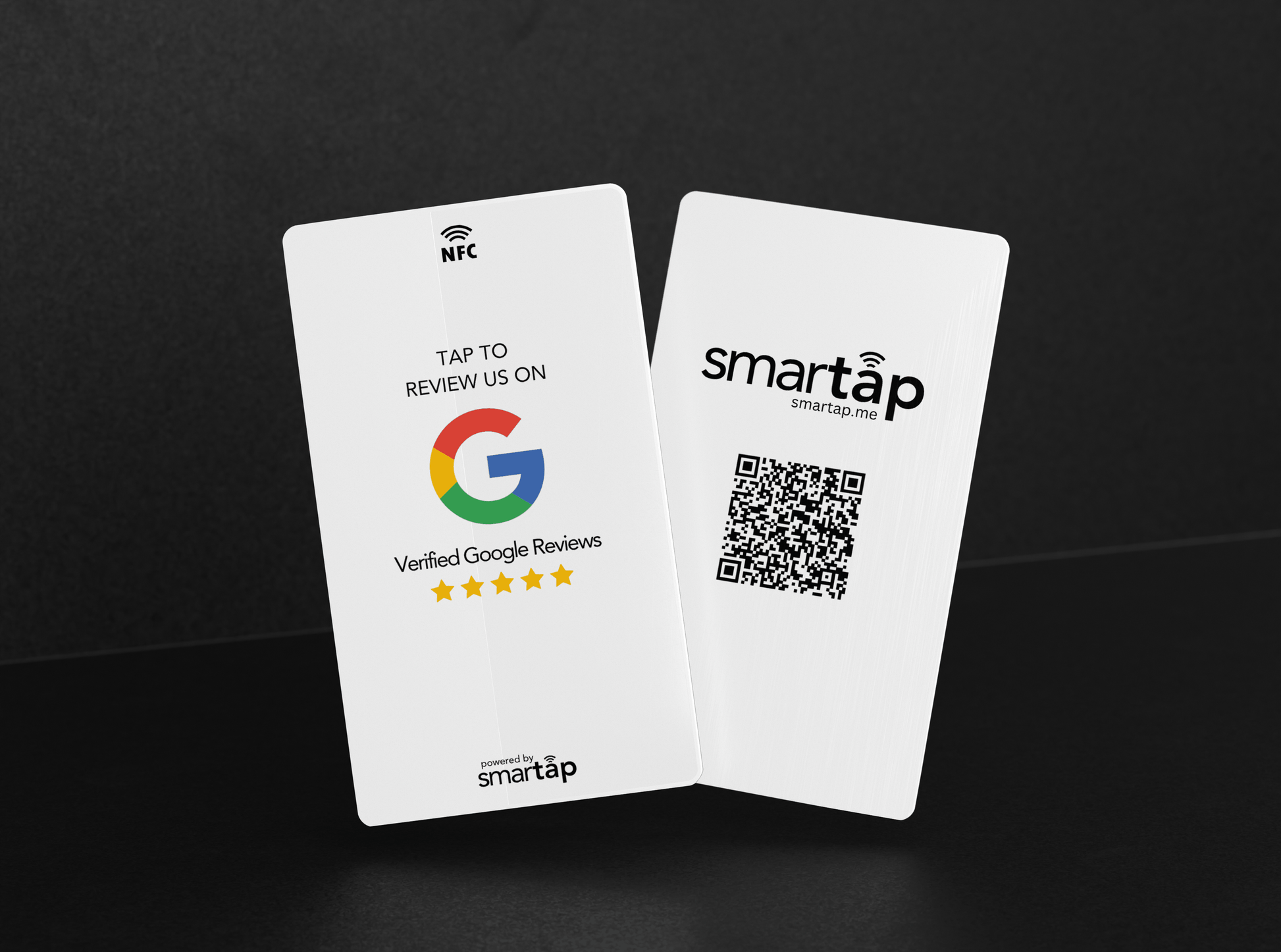 Google Metal Cards with NFC chip and QR code, customizable smart business cards with sleek metal design
